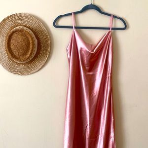 Light pink Satin  Dress